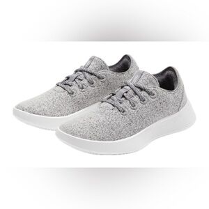 Allbirds Wool Runner Go in Medium Grey (Blizzard Sole) Size 8
